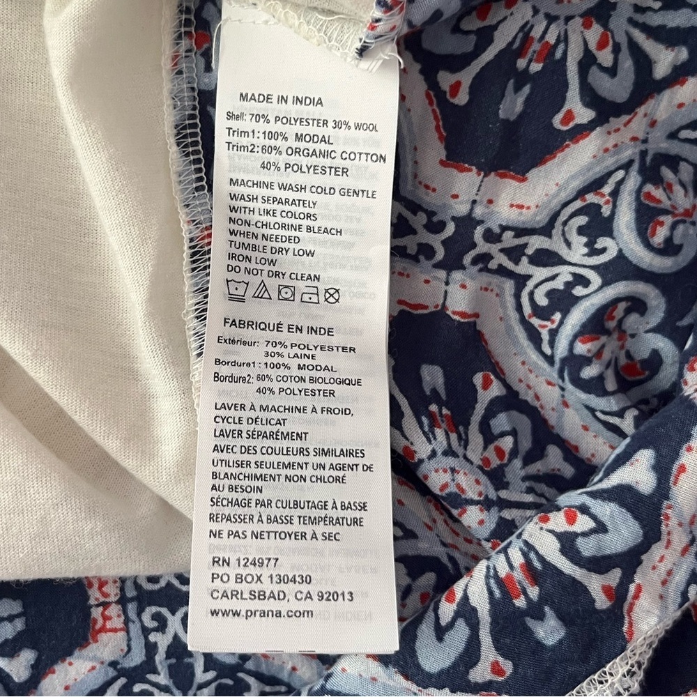 Prana Jivani Top in Multicolor Size M - Picture 4 of 4